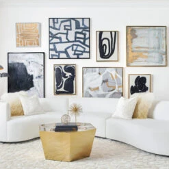 Ombre Mongolian Pillow 22" - Grey/Charcoal -VibeDecor Store 940159915 rv1 61548.1690271935.386.513