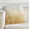 Ombre Mongolian Pillow 22" - White/Gold -VibeDecor Store 940159916 1 65611.1690271936.386.513 1