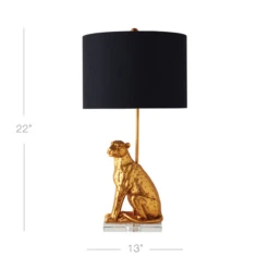 Leopard Table Lamp -VibeDecor Store webimage 020211373 DIM