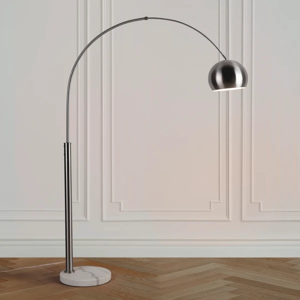 Orson Floor Lamp - Nickel 4 Orson Floor Lamp - Nickel - Image 2