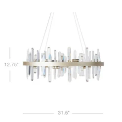Lumi Chandelier -VibeDecor Store webimage 022205990 DIM