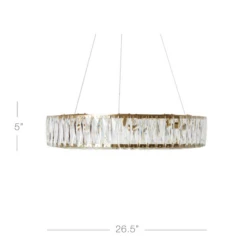 Gleam Chandelier -VibeDecor Store webimage 022217962 DIM