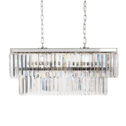 Luxe Linear Chandelier -VibeDecor Store webimage 022223127 SIL