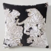 Senshi Tiger Pillow 22" - Black -VibeDecor Store webimage 040175249