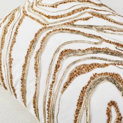 Marble Marvel Lumbar Pillow - Ivory -VibeDecor Store webimage 040175837 DTL