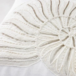 Artisanal Shell Pillow 20" - Pearl -VibeDecor Store webimage 040175847 DTL