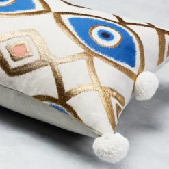 Nikki Chu - Evil Eye Lumbar Pillow -VibeDecor Store webimage 040227762 DTL