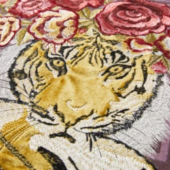 Jungle Queen Pillow 22" - Aubergine -VibeDecor Store webimage 040266358 DTL1