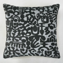 Nikki Chu - Baraka Pillow 20" - Black -VibeDecor Store webimage 040280067 ALT1