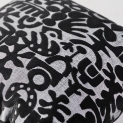 Nikki Chu - Baraka Pillow 20" - Black -VibeDecor Store webimage 040280067 DTL