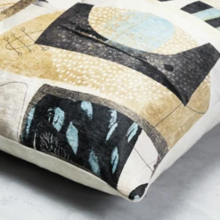 Nikki Chu - Adwin Pillow 22" - Estate Blue -VibeDecor Store webimage 040280091 DTL 1