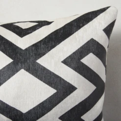 Nikki Chu - Kenya Lumbar Pillow - Charcoal -VibeDecor Store webimage 040287851 DTL1