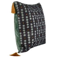 Claire Pillow 22" - Aqua -VibeDecor Store webimage 040289251 SIDE 1