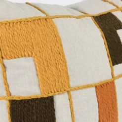 Cynthia Pillow 20" - Natural -VibeDecor Store webimage 040289256 DETAIL 1