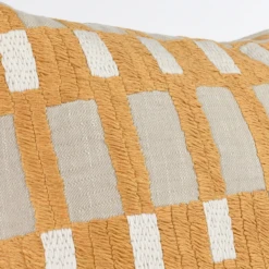 Joyce Pillow 22" - Yellow -VibeDecor Store webimage 040289257 DETAIL