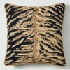 Eliza Pillow 20" - Black/Gold -VibeDecor Store webimage 040412990 1