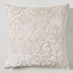 Giardino Pillow 22" - Silver -VibeDecor Store webimage 040445829 ALT
