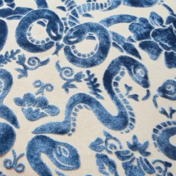 Giardino Pillow 22" - Navy -VibeDecor Store webimage 040445832 DTL2