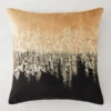 Joie De Vivre Pillow 22" - Gold/Black -VibeDecor Store webimage 040666052