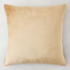 Joie De Vivre Pillow 22" - Gold/Black -VibeDecor Store webimage 040666052 ALT1