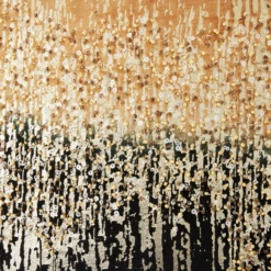 Joie De Vivre Pillow 22" - Gold/Black -VibeDecor Store webimage 040666052 DTL 1