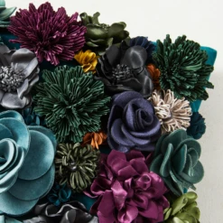 Posy Lumbar Pillow - Cerulean -VibeDecor Store webimage 040910192 DTL1