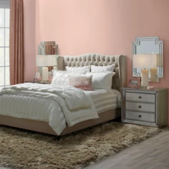 Joie De Vivre Pillow 22" - Blush -VibeDecor Store webimage 040988407a rv3 jpg