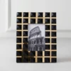 Glam Check Frame - Black -VibeDecor Store webimage 080977659
