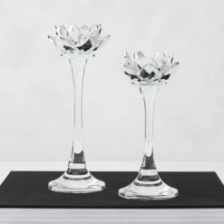 Lotus Stem Taper Holder -VibeDecor Store webimage 143362280 143362281 GRP2