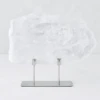 Selenite Slab On Metal Stand -VibeDecor Store webimage 160184955