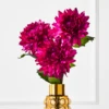 Fuchsia Open Dahlia - Set Of 3 -VibeDecor Store webimage 162105404