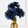 Blue Open Dahlia - Set Of 3 -VibeDecor Store webimage 162107290