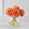 Ranunculus In Glass - Sunset -VibeDecor Store webimage 168102844 jpg