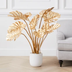 Monstera Tree - Gold -VibeDecor Store webimage 206436015 1 jpg