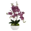 Faux Orchid Amethyst With Pot -VibeDecor Store webimage 207150086 jpg