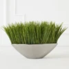 Faux Grass In Silver Pot -VibeDecor Store webimage 207540972