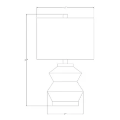 Carmen Table Lamp -VibeDecor Store webimage 601260185 DIM