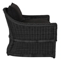 Emilia Ebony Lounge Chair - Black -VibeDecor Store webimage 605512577 ALT2