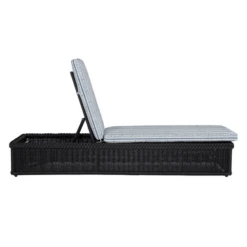 Emilia Ebony Chaise - Linen Indigo Stripe -VibeDecor Store webimage 605927553 ALT5