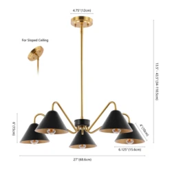 Ansel Chandelier -VibeDecor Store webimage 612803756 DIM