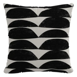 Whit Outdoor Pillow 18" - Black