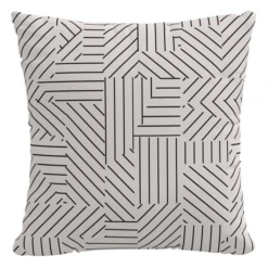 Demma Outdoor Pillow 18" - Black