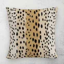 Linen Leopard Outdoor Pillow 18"
