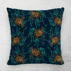 Tiger Bamboo Outdoor Pillow 18"