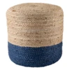 Merritt Round Pouf - Navy -VibeDecor Store webimage 620107028 jpg