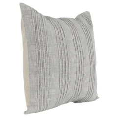 Kyrie Pillow 22" - Grey -VibeDecor Store webimage 620391580 corner 1