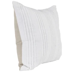 Kyrie Pillow 22" - White -VibeDecor Store webimage 620391582 corner