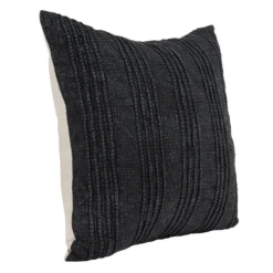 Kyrie Pillow 22" - Black -VibeDecor Store webimage 620391583 corner 1