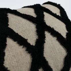 Barton Lumbar Pillow - Black -VibeDecor Store webimage 620444871 2 jpg 1