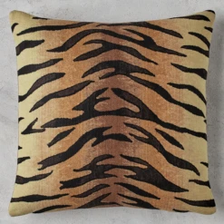 Tanzania Pillow 20" - Black/Tan